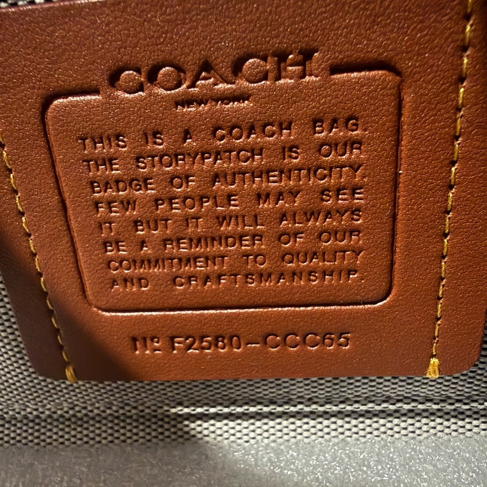 Coach Waverly Crossbody Bag in Loved Leather - Picture 7 of 9